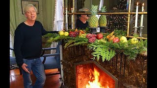 How to Decorate a Mantel with Fresh Greenery and Fruit Ep. 33