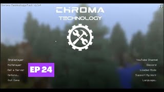 Minecraft ~ Chroma Technology Modpack~ Ep 24   To the Hunting Dimension 😍💜😍