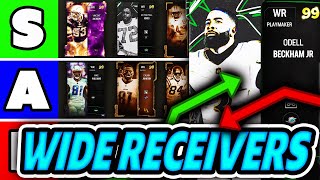 RANKING the BEST Wide Receivers in Madden 24 Ultimate Team (Tier List)
