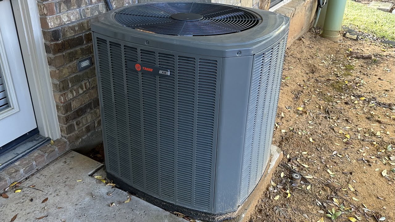 2018 Trane Xr14 Heat Pump Full Defrost Cycle Long Steam Show Youtube