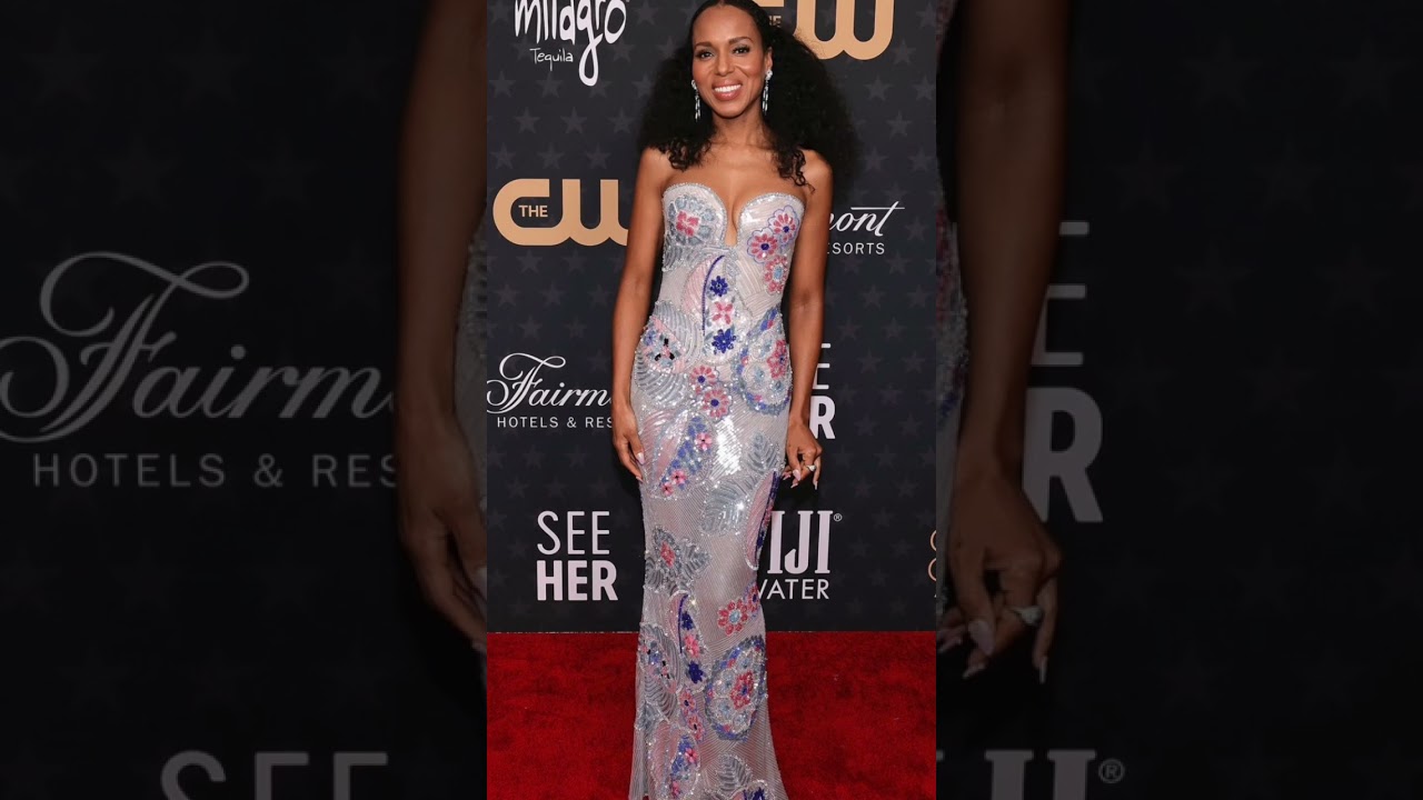 Kerry Washington Critics Choice Awards Red Carpet Look 