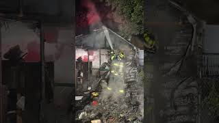 Wyoming MI fire on scene unattached garage fire.