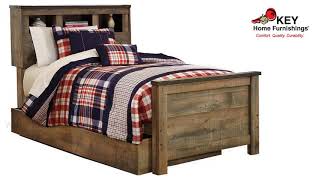 Ashley Trinell Twin Bookcase Bed With Storage B446TBS | KEY Home