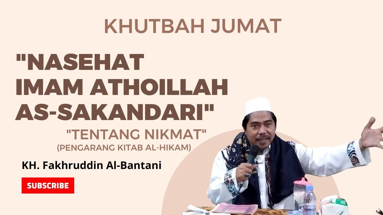 KHUTBAH YG SINGKAT TAPI PADAT ISINYA - KH. FAKHRUDIN AL-BANTANI - MASJID MATHLAUL ANWAR KARET