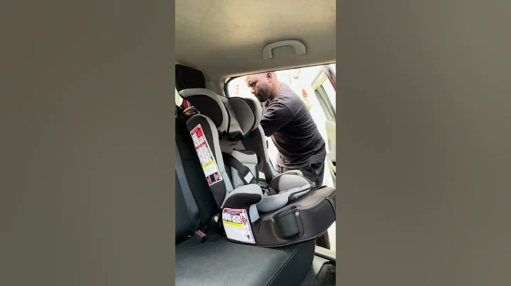 Infant booster car seat installation. #carseat #baby #newborn #safety