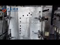 Plastic vertical bar chair without legs mould test from solidco mould