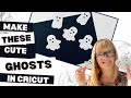 I Made These Spooky Ghosts with JUST 3 Shapes in Cricut Design Space!