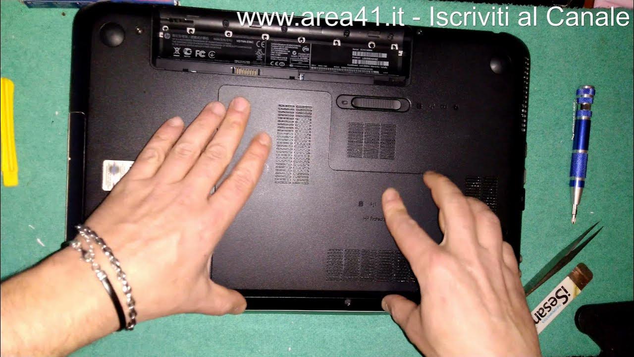 HP DV6 Sostituire Batteria Tampone YouTube