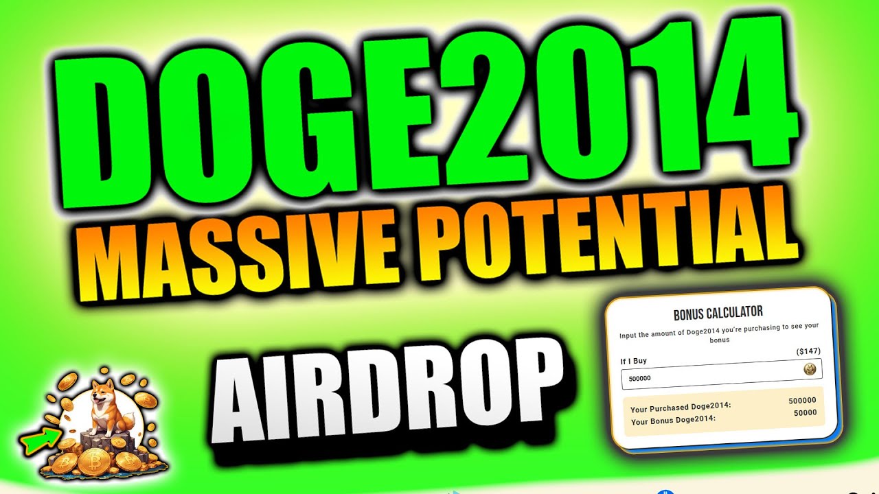 Doge2014 - UPDATE! HUGE AIRDROP OF DOGECOIN!! - BIG MEME COIN POTENTIAL! -  YouTube