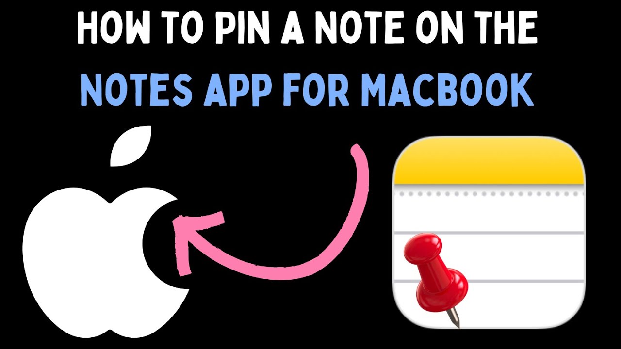 How to Pin a Note on the Notes App for Mac - YouTube