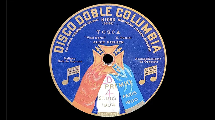 Puccini: Tosca: Vissi darte" by Alice Nielsen 1910