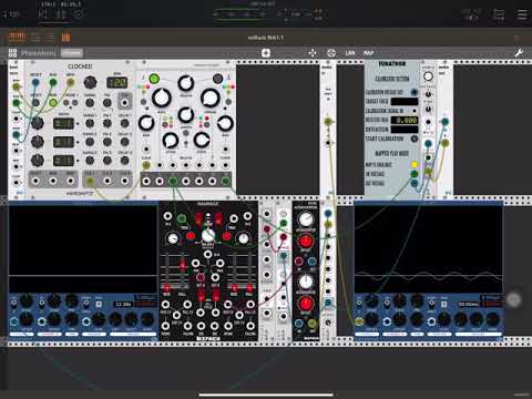 Testning miRack Beta with Hardware