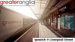 Greater Anglia | Ipswich to London Liverpool Street | Full Journey | 1h 7m screenshot 2