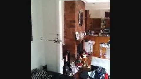 Syma 107G Modified - "Camera strapped to head" view ;-)