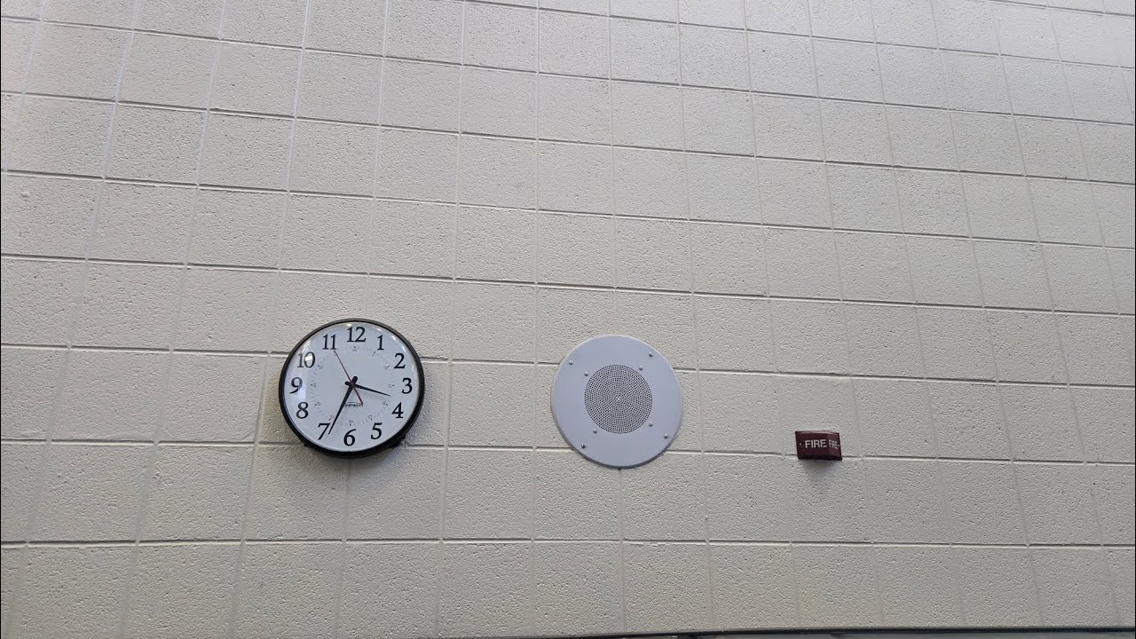 Community College Fire Drill with Simplex Voice EVAC