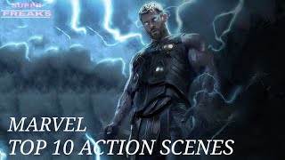 TOP 10 Best Action Scenes from Marvel Movies