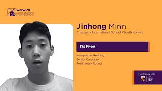 2026 Warwick PS Interpretive Reading Senior Preliminary Round | Jinhong Minn
