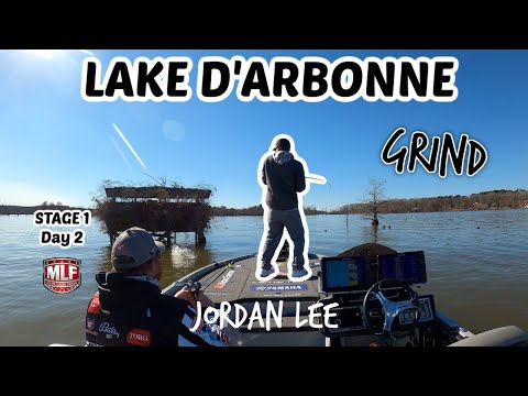 Major League Fishing-BPT Stage 1 -Lake D'Arbonne -Day 2(cut day)