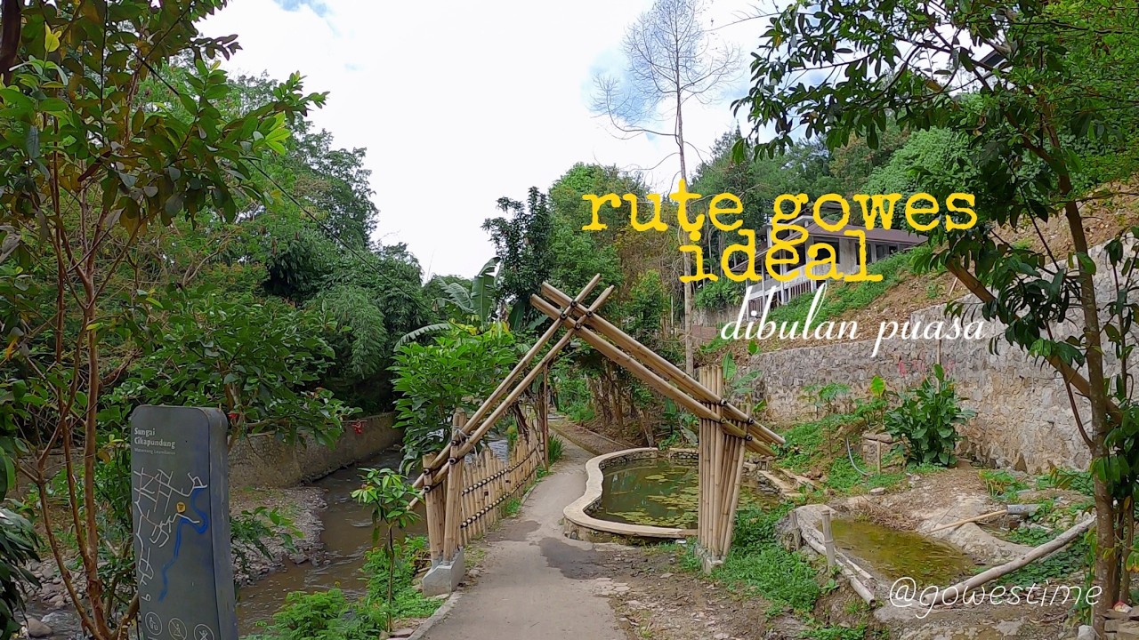 Gowes dibulan puasa - kesini aja!! adem gaesss
