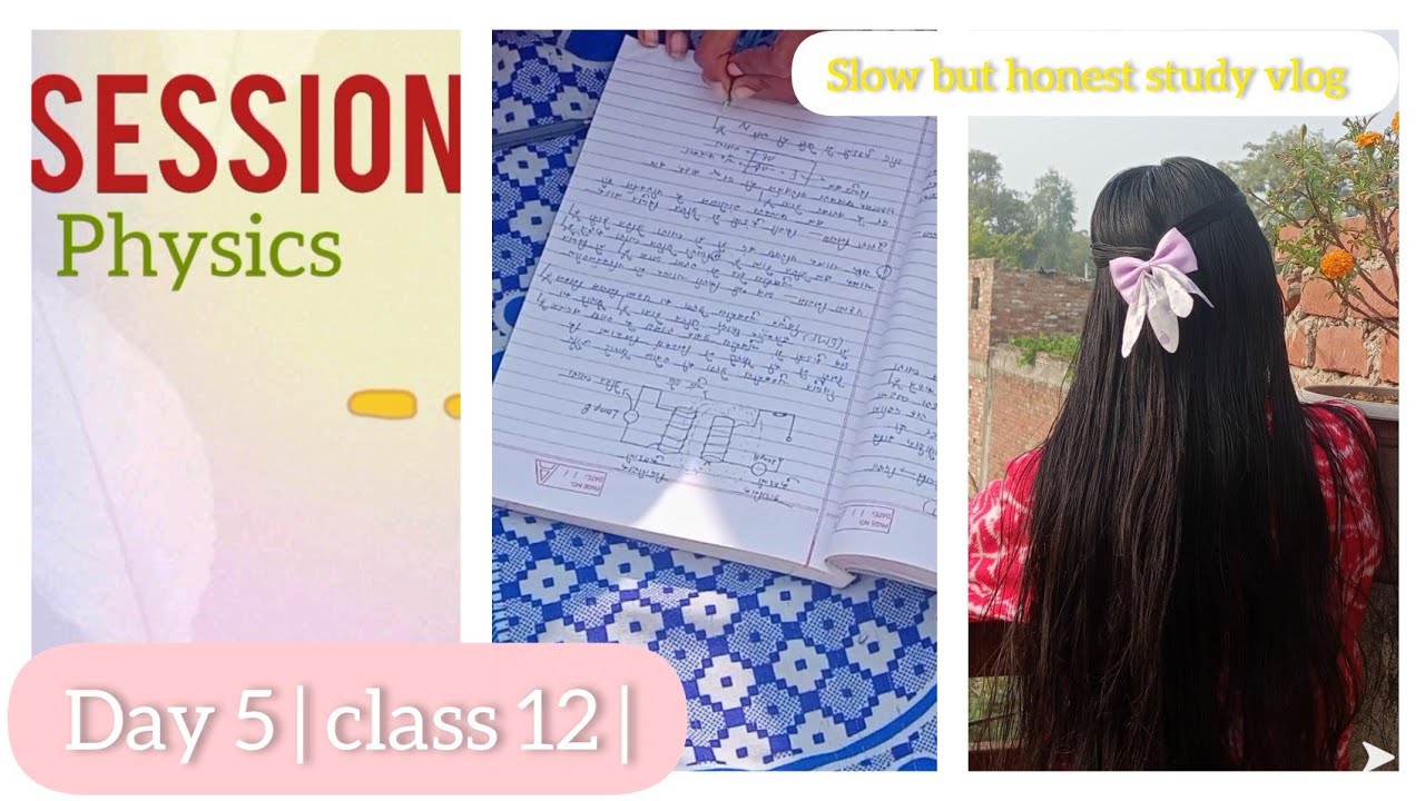 A Slow Study Day | Was This Enough? | Day 5 | Class 12