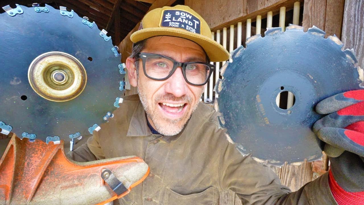 Testing (crazy) Forest Clearing Saw Blades YouTube
