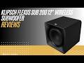 Klipsch Flexus SUB 200 Deep Bass Wireless Subwoofer for Flexus Soundbars