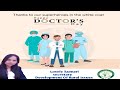 DEVELOPMENT OF RURAL ISSUES WISHING A VERY #HAPPY_DOCTORS_DAY #2023