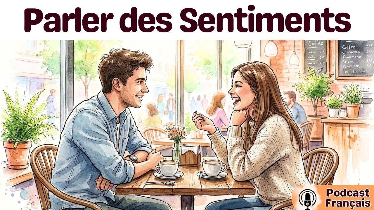 Podcast Français Lent | Comment Exprimer Ses Sentiments en Français ❤️ | Conversation Française B1