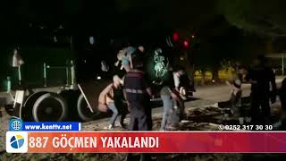 887 Göçmen Yakalandi