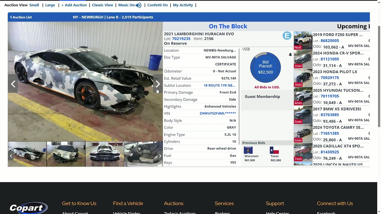 Buying Cars from Copart USA Full Auction Review | 204 - YouTube