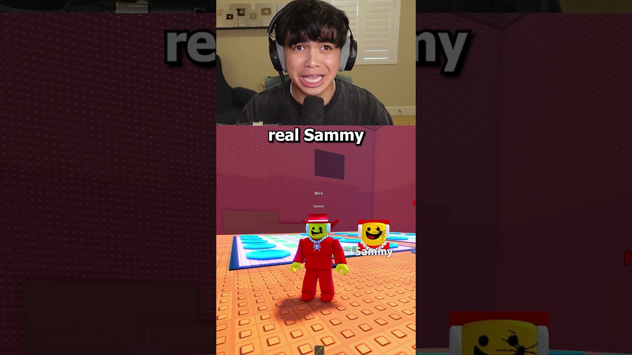 Sammy joined my game.. (Escape Tsunami for Brainrots) #roblox