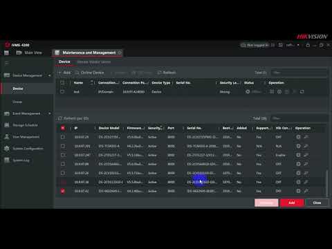 How to Activate and Add Hikvision Device to iVMS 4200 via IP Mode