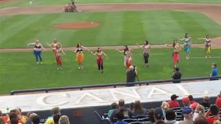 Belly Dance by Mariah Pregame Akron RubberDucks Ohio