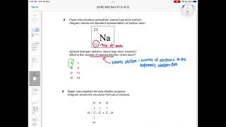 Soalan Percubaan Kimia Kedah Set 1 2021_Paper 1_Part 1_Question 1-10