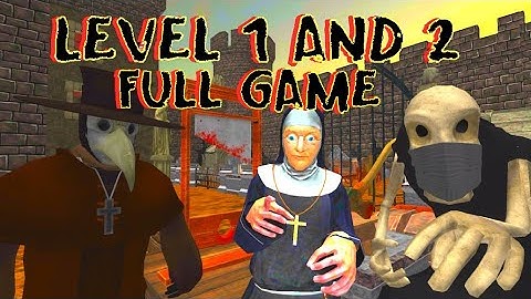 Plague Doctor Neighbor Scary Nun and Grim Escape | LEVEL 1 AND LEVEL 2 | Gameplay