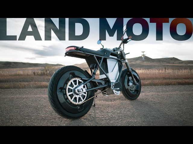 The New Land Moto District Electric Motorcycle