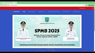 [TUTORIAL] Pendaftaran Calon Murid Baru pada Portal SPMB Kabupaten Belitung Tahun Ajaran 2025/2026