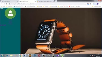 offcanvas menu with html css and jQuery