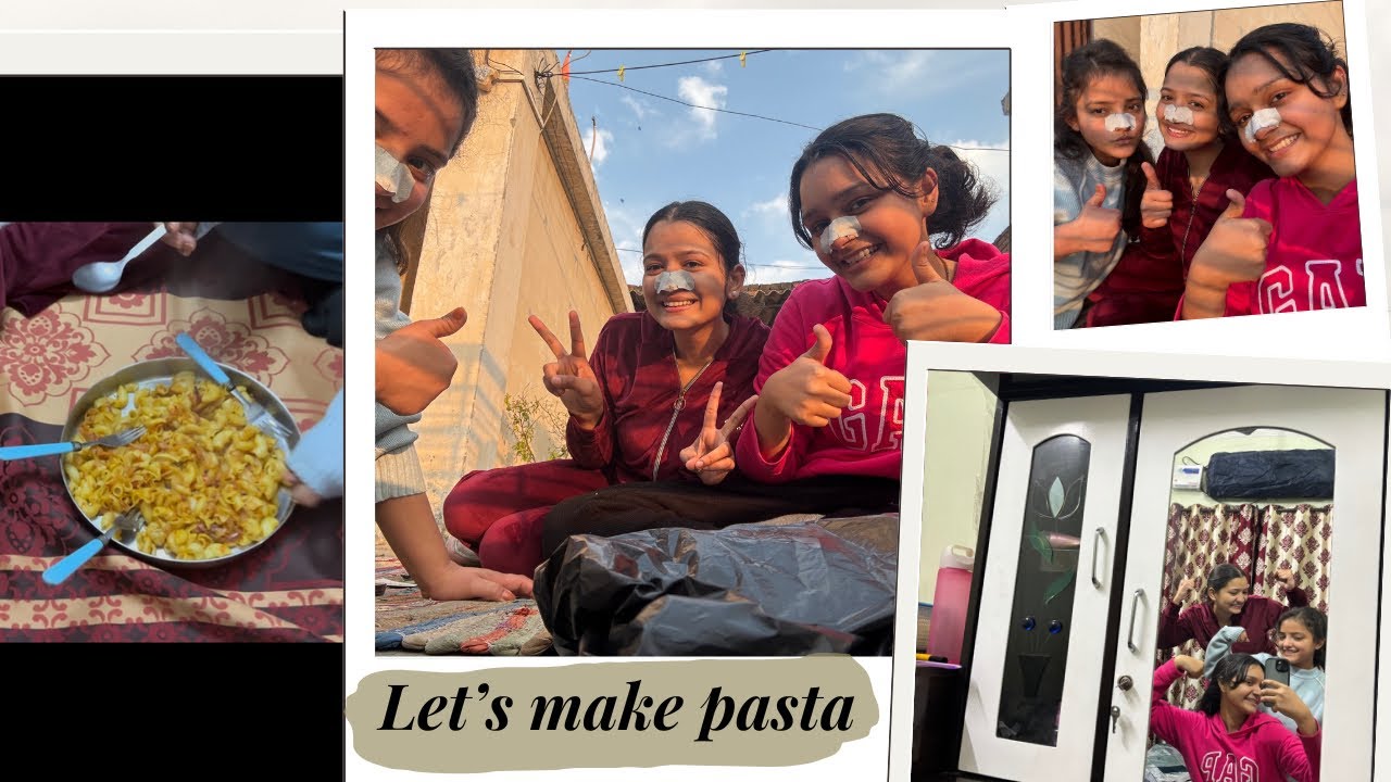 Let’s Make Pasta 🍝 | Fun Cooking Time With Friends | Mini Vlog