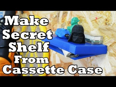 How To Make A Secret Shelf From Cassette Case