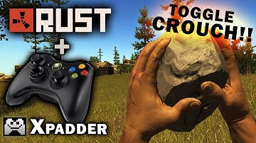 RUST 360 Controller Xpadder ONLY WORKS IN LEGACY! "Toggle Crouch!!" *Newer Video in Description