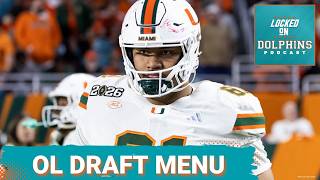 Creating An O-Line MENU For Each One Of The Miami Dolphins' Top-100 Picks In The 2026 NFL Draft