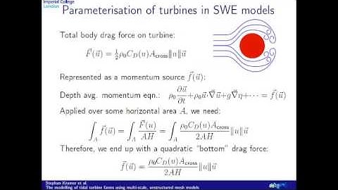 The Modelling of Tidal Turbine Farms using Multi-Scale, Unstructured Mesh Models