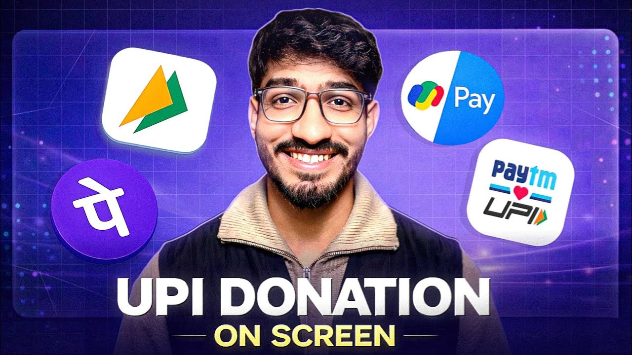 How to Add UPI Donation Alerts on Live Streams | Stream Alert