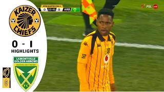 Kaizer Chiefs Vs Golden Arrows Mtn8 2026 Match Highlights Goals