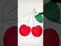 Most Satisfying Red Berry Art | Cozy Marker Therapy 🎨✍️ #relaxing #satisfying #art #coloring