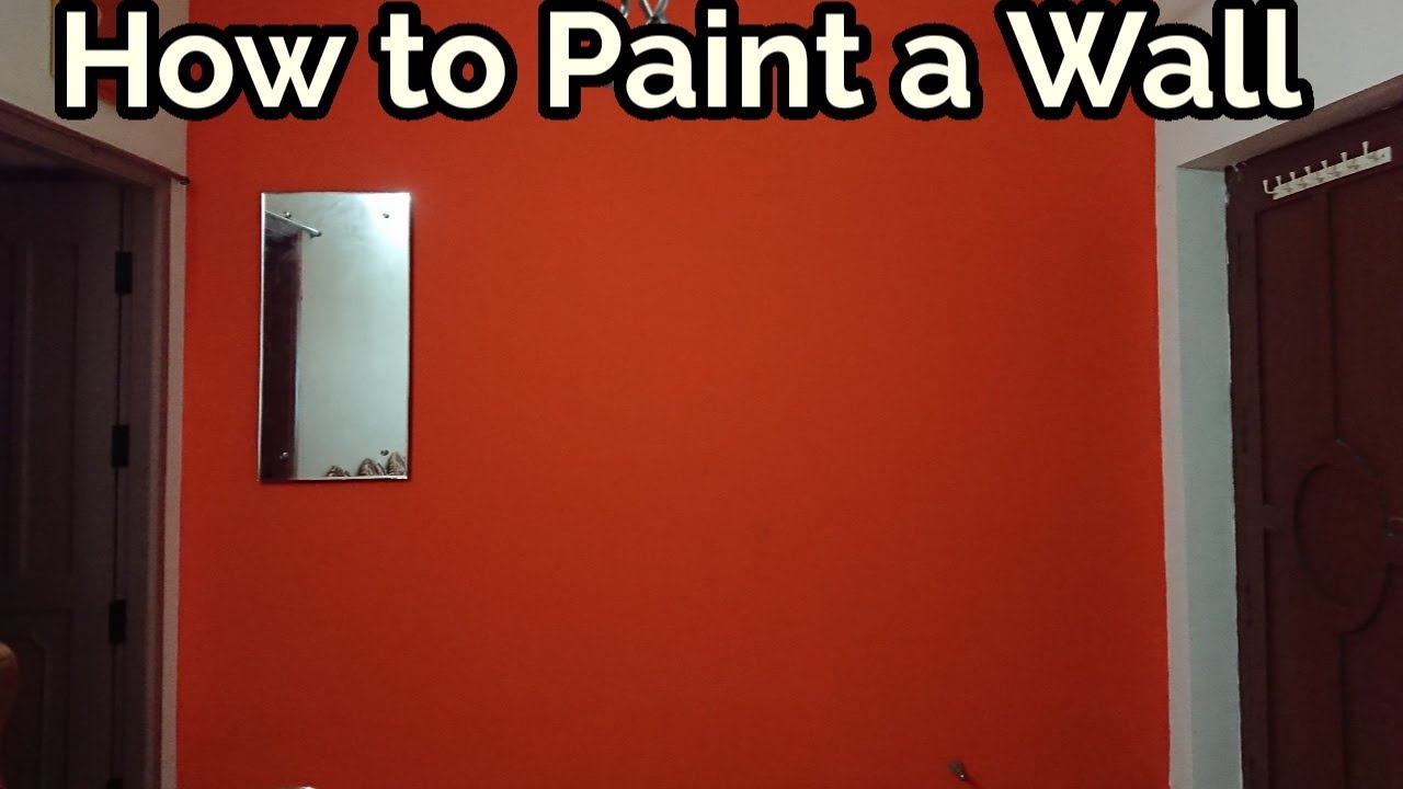 How to Paint a wall in Tamil How to Paint a Room in Tamil Painting tips for home YouTube