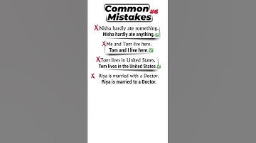 Common Mistakes- 06 | English Sentence Correction | Typical Errors in English