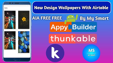 FREE New Design Wallpapers App With Airtable AIA File Free | Kodular | Thunkable | Appybuilder