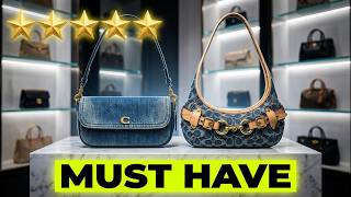 Unboxing: Coach Brooke Flap Chain & Ergo Sig Denim Bags Plus What Fits In This small Ergo Denim bag